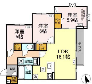 1/11 間取