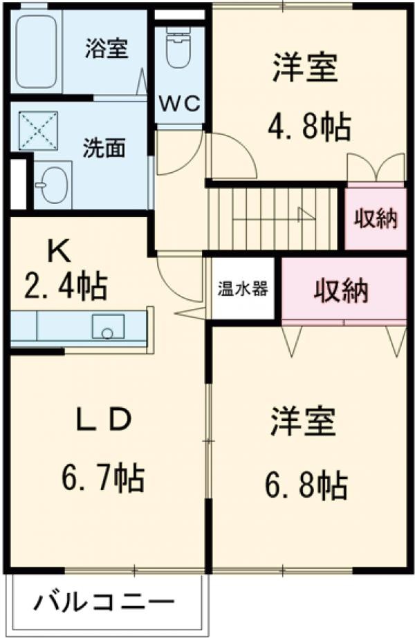 ラフィネドミールBの間取り