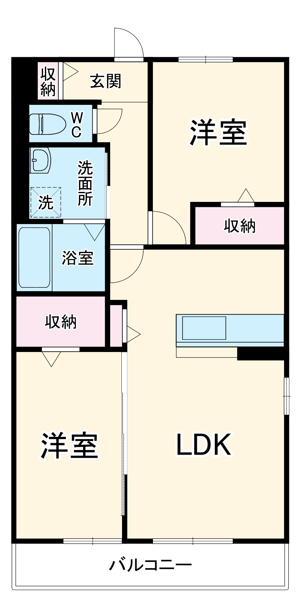 ＳＯＵＴＨ・ＳＩＤＥⅠの間取り
