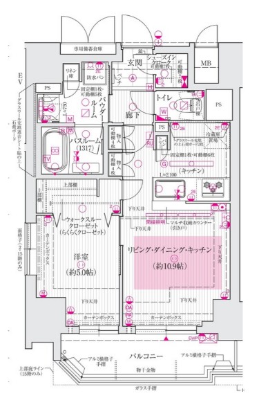 エステムプラザ南船場レジスタの間取り