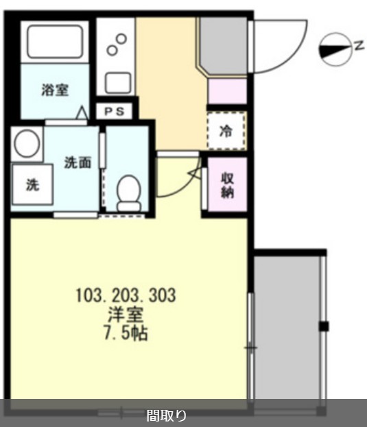 深見台の完工年月(2026年10月)築の賃貸アパートの間取り