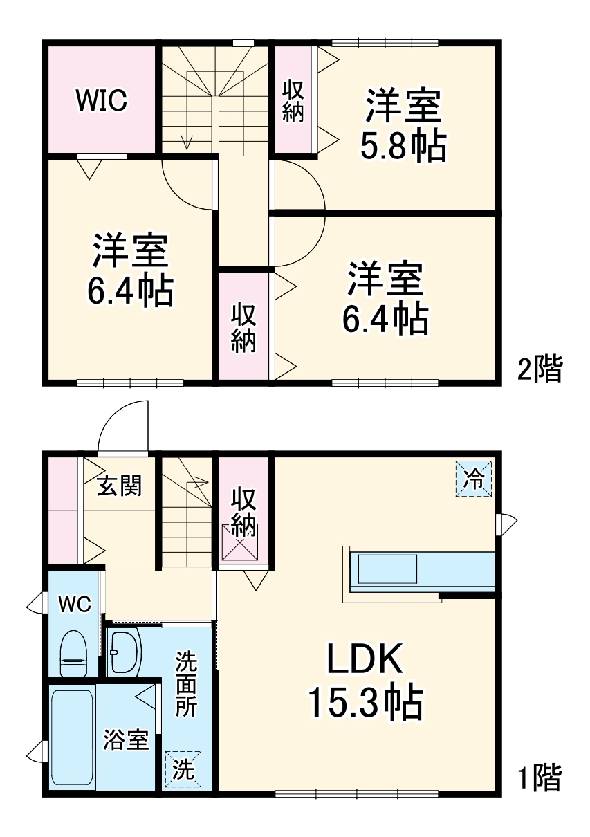 Bosco Garden東名西の間取り