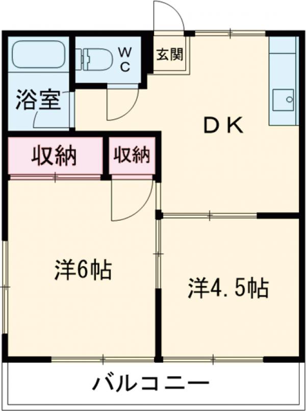 K-FLAT南篠崎の間取り