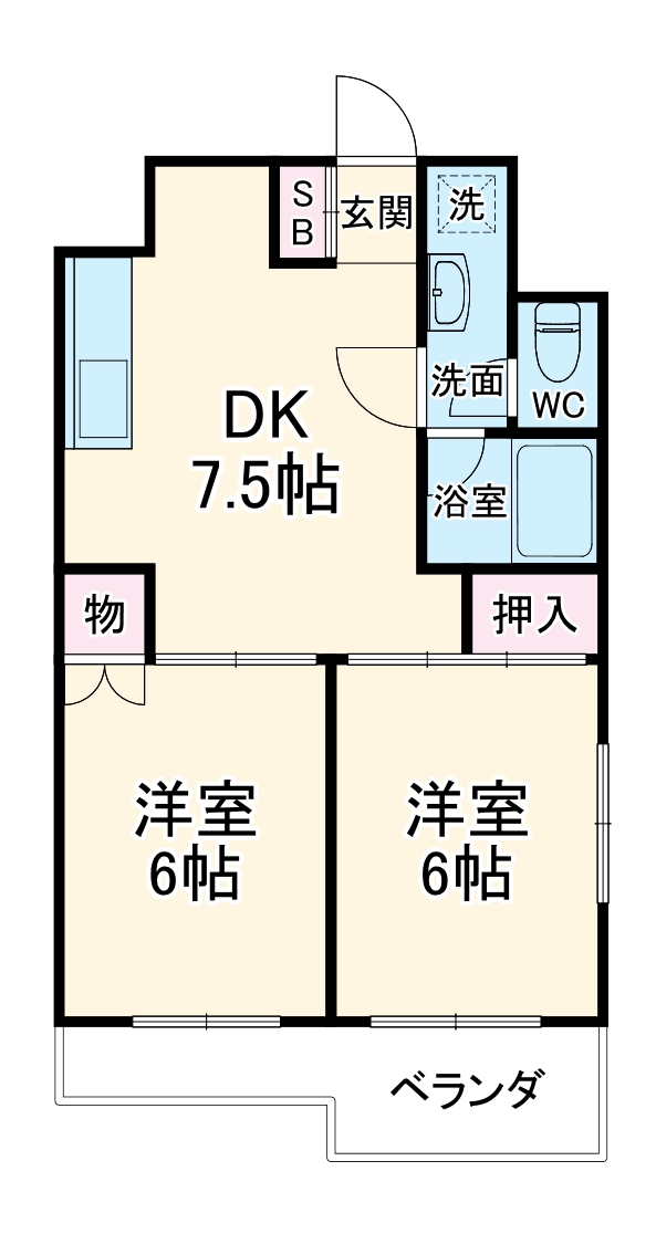 エクセルハイムVIの間取り