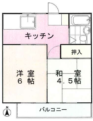 カーサＹＫ５の間取り