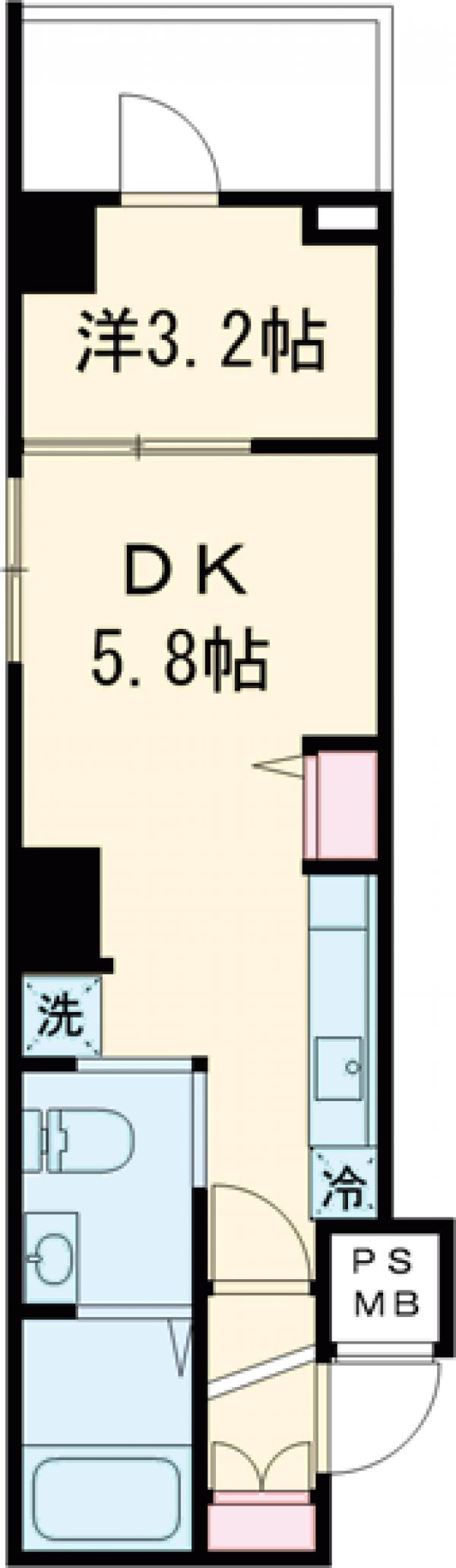 レジデンス西新宿スクエアの間取り