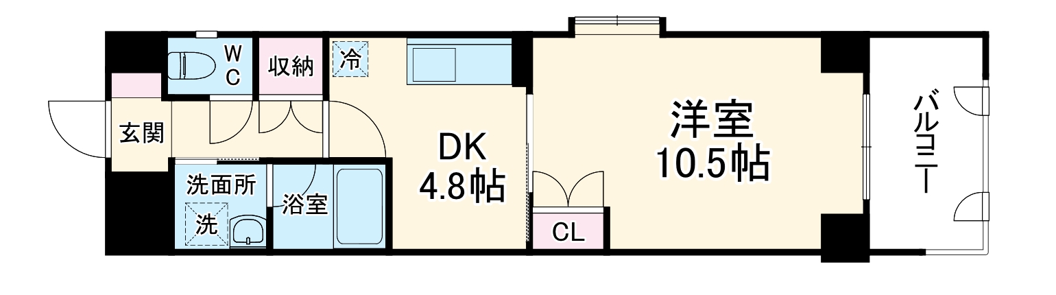 ベラジオ富小路の間取り