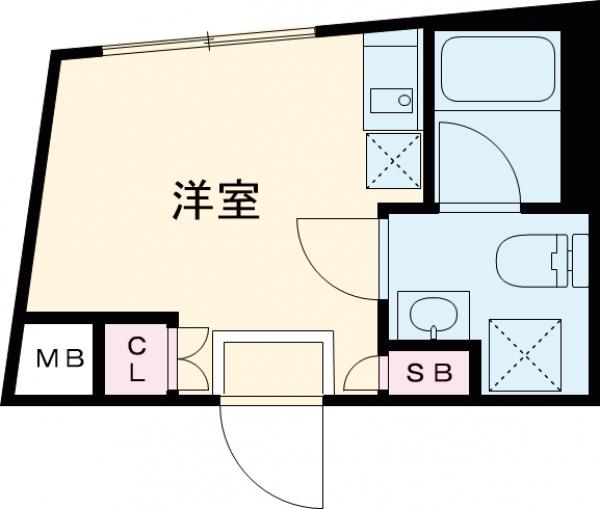 Ludens糀谷の間取り