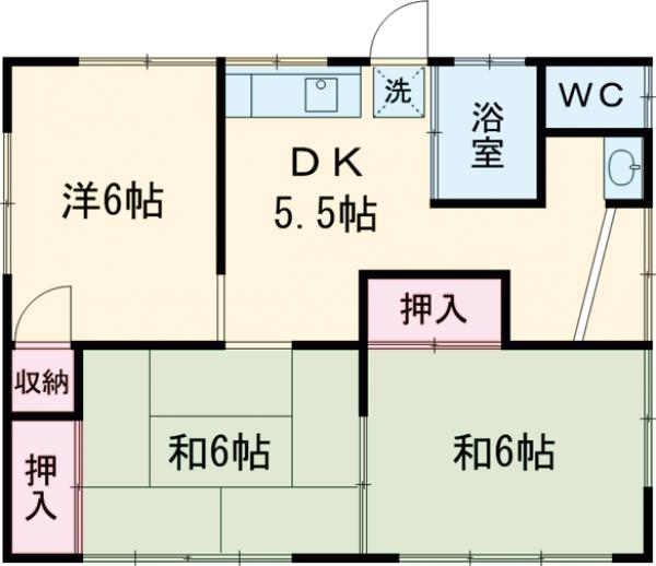 細野住宅の間取り