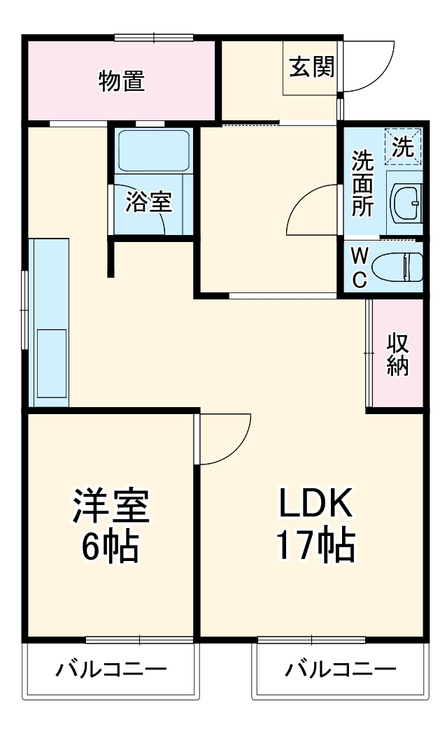 サンハイツの間取り