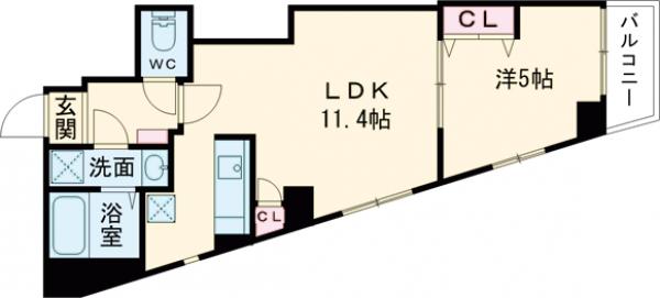 Brun Court Minamisenjuの間取り