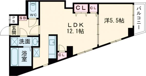 Brun Court Minamisenjuの間取り