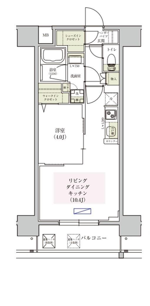アーバネックス東梅田の間取り