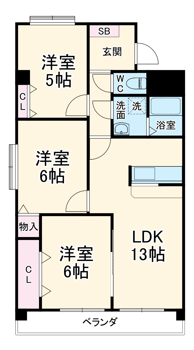 徳重セントラルビルの間取り