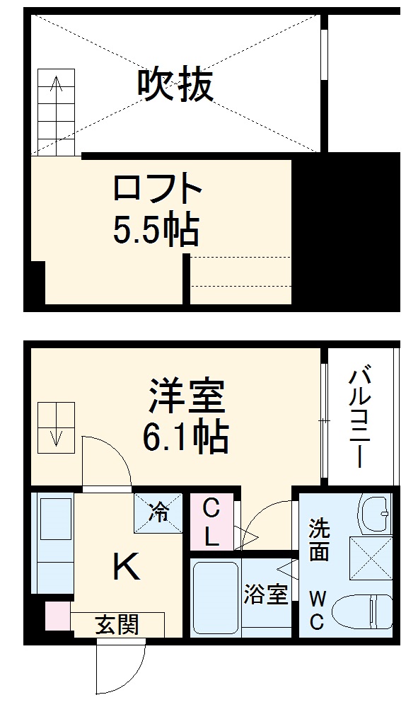 Core Kanayamaの間取り