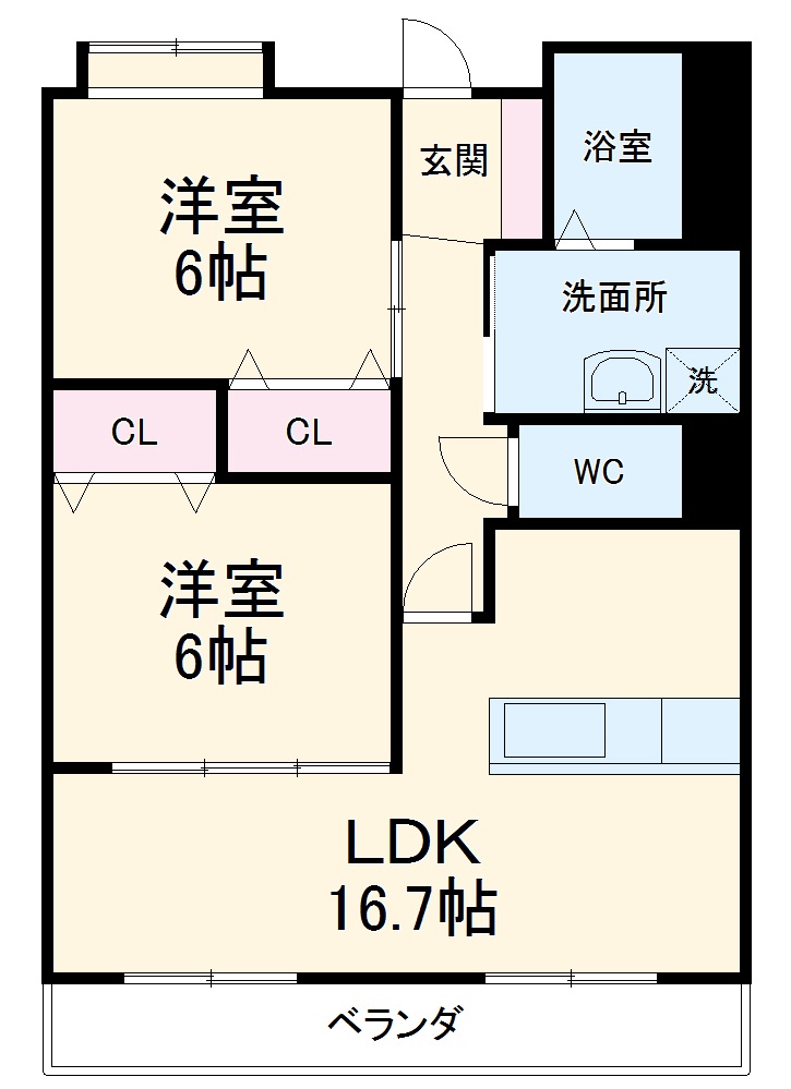 藪畔SANTENの間取り
