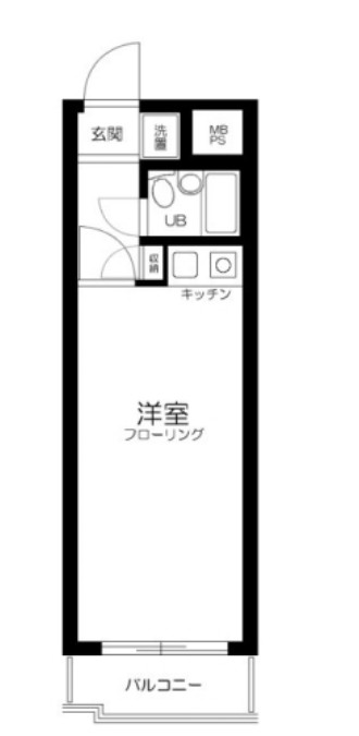 神南の完工年月(1985年2月)築の賃貸マンションの間取り