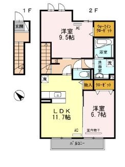 キャッスル アクアの間取り