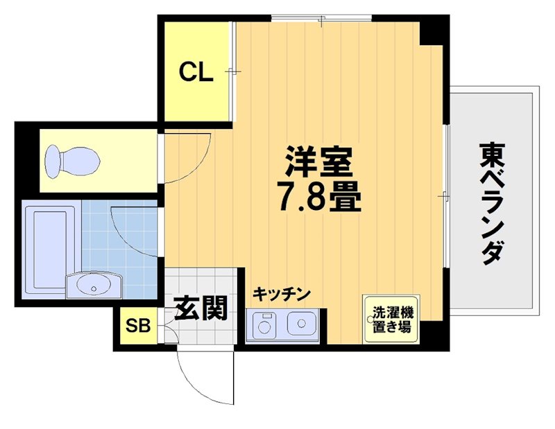 第40長栄グランドムール上鳥羽の間取り