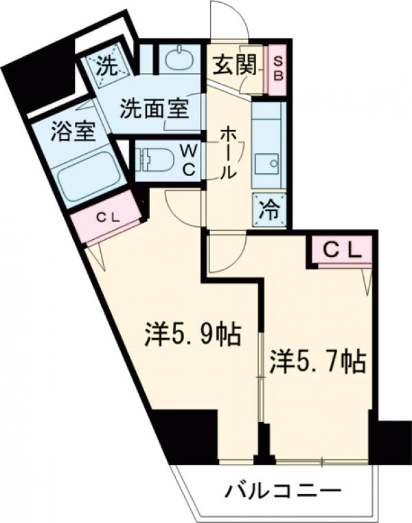 アイルグランデ押上ノースの間取り