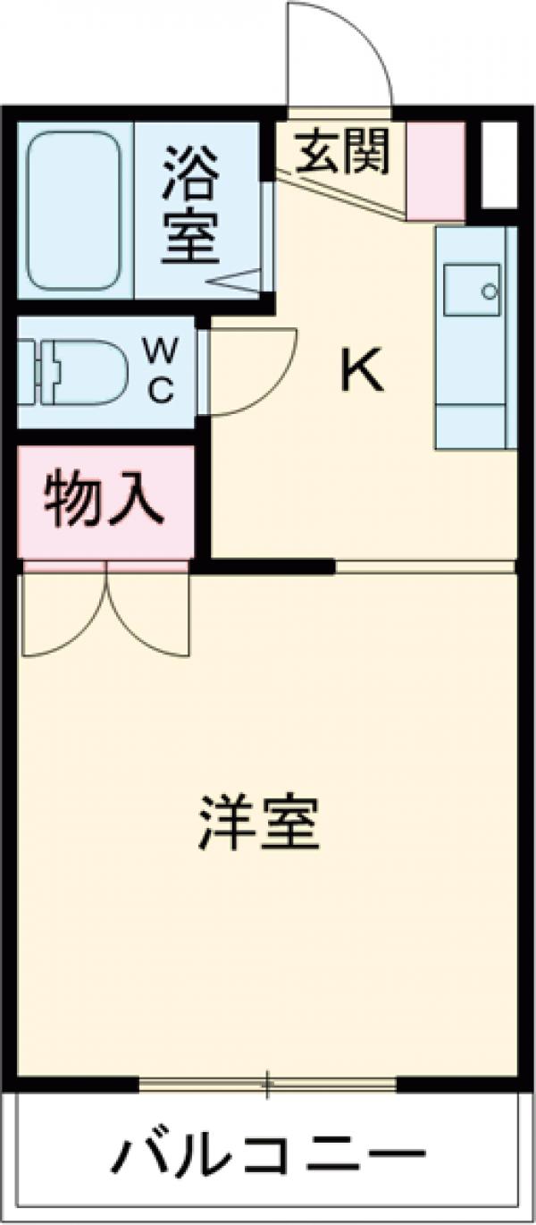 南台ハイツ Aの間取り