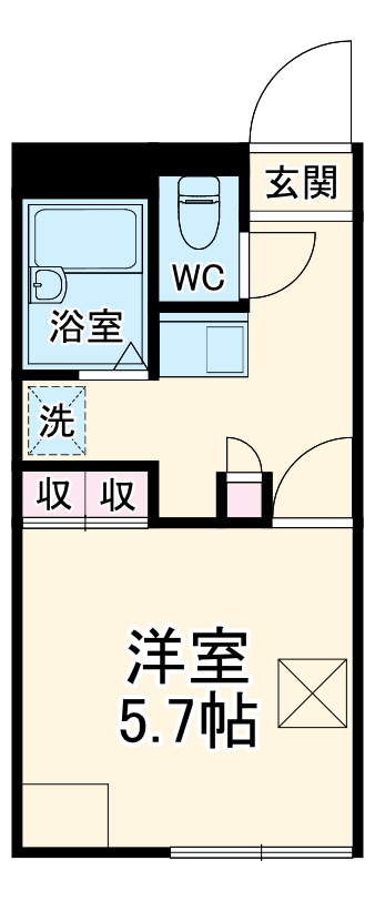 レオパレスシープⅢの間取り