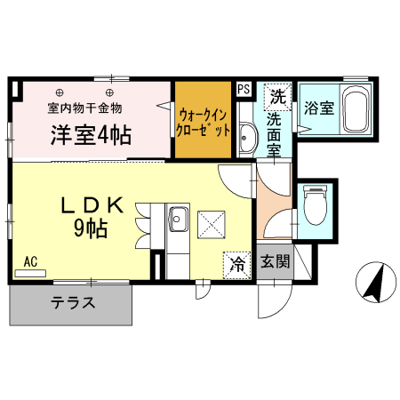 プランタンK瑞江の間取り