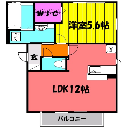 E.I.レジデンスB棟の間取り