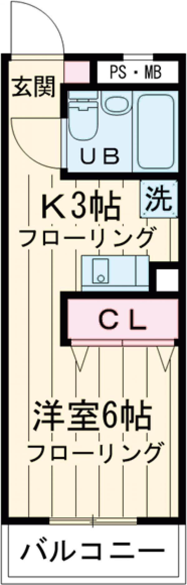 昭島コートエレガンスE棟の間取り