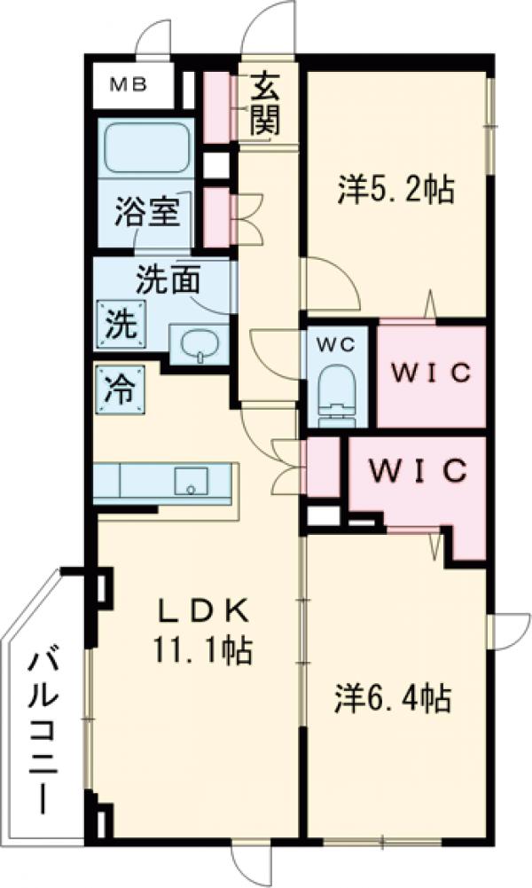 ロイジェント上板橋の間取り