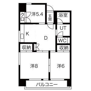 あさひレジデンス大友の間取り