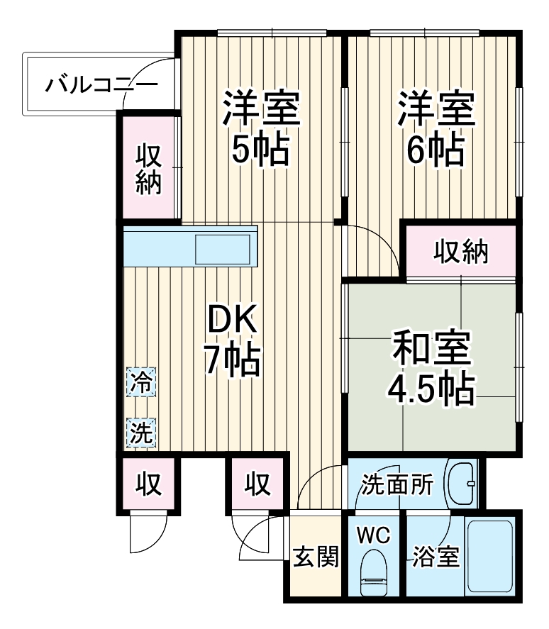 第一金田ビルの間取り
