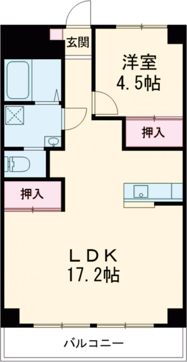シェモワ前橋の間取り