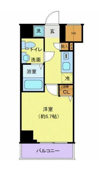 クレヴィスタ大井町の間取り