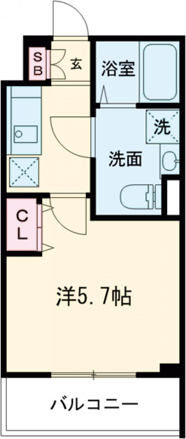 クレヴィスタ大井町の間取り