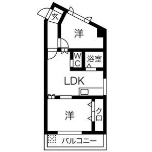 桜通サンダイマンションの間取り
