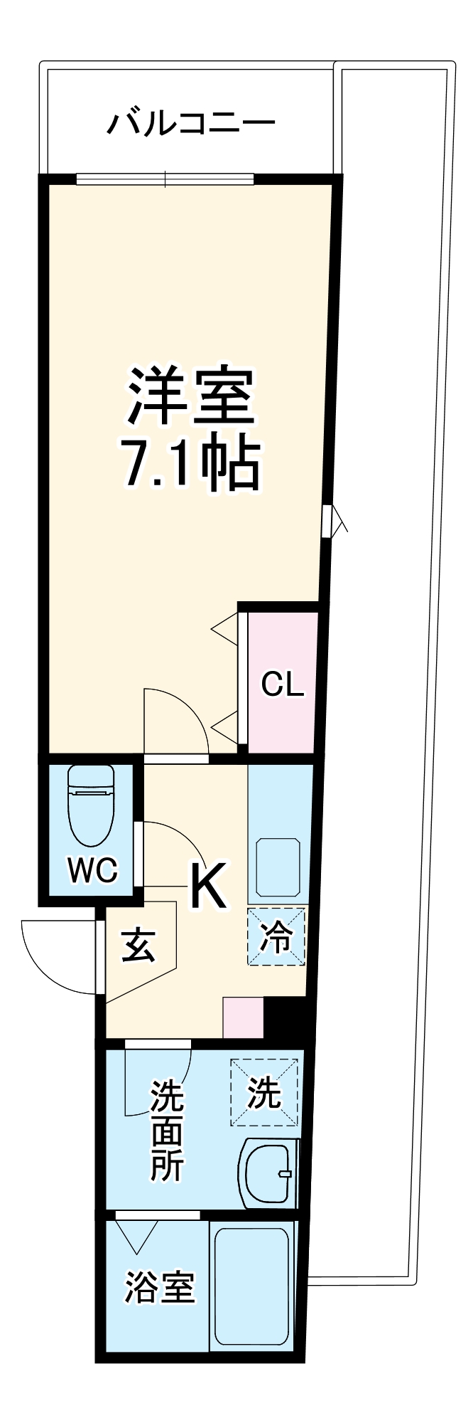 ラフィーネ鶴ヶ峰の間取り