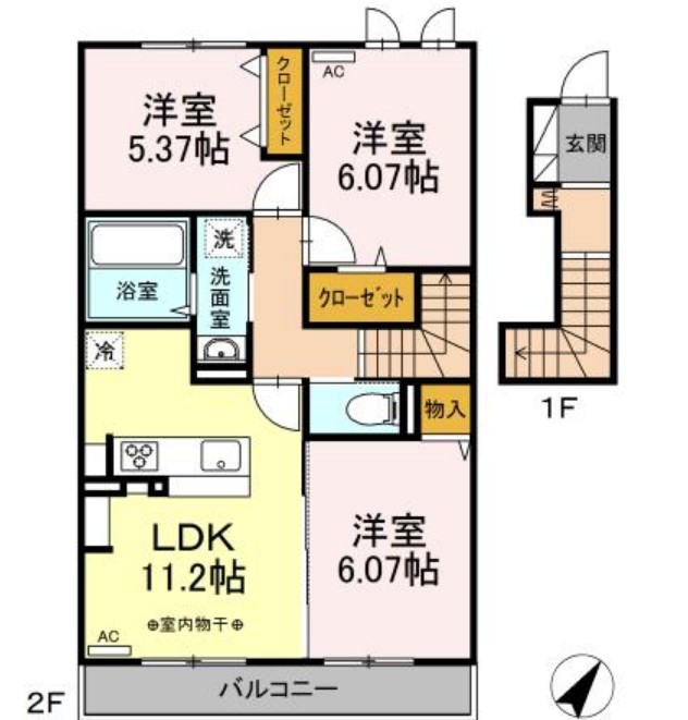 コンフォートの間取り