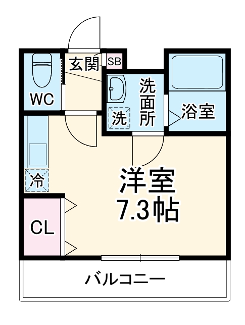 ヒロコーポの間取り