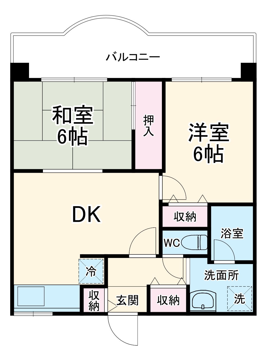 ハイムスーベニール東豊中の間取り