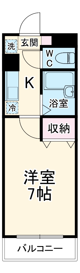 クレスト多摩センターの間取り