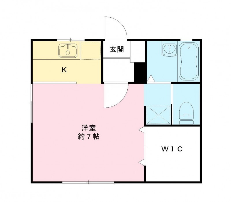 シティハイム A棟の間取り