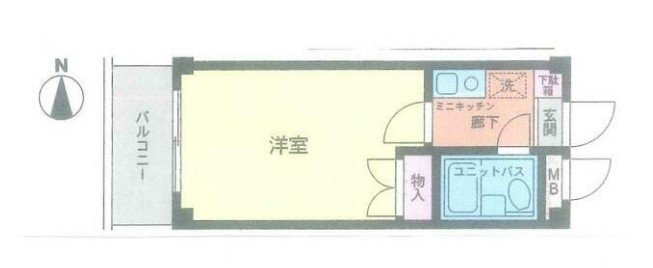 ノーブル新川崎の間取り