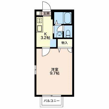 キャピタルつつじが丘?Bの間取り