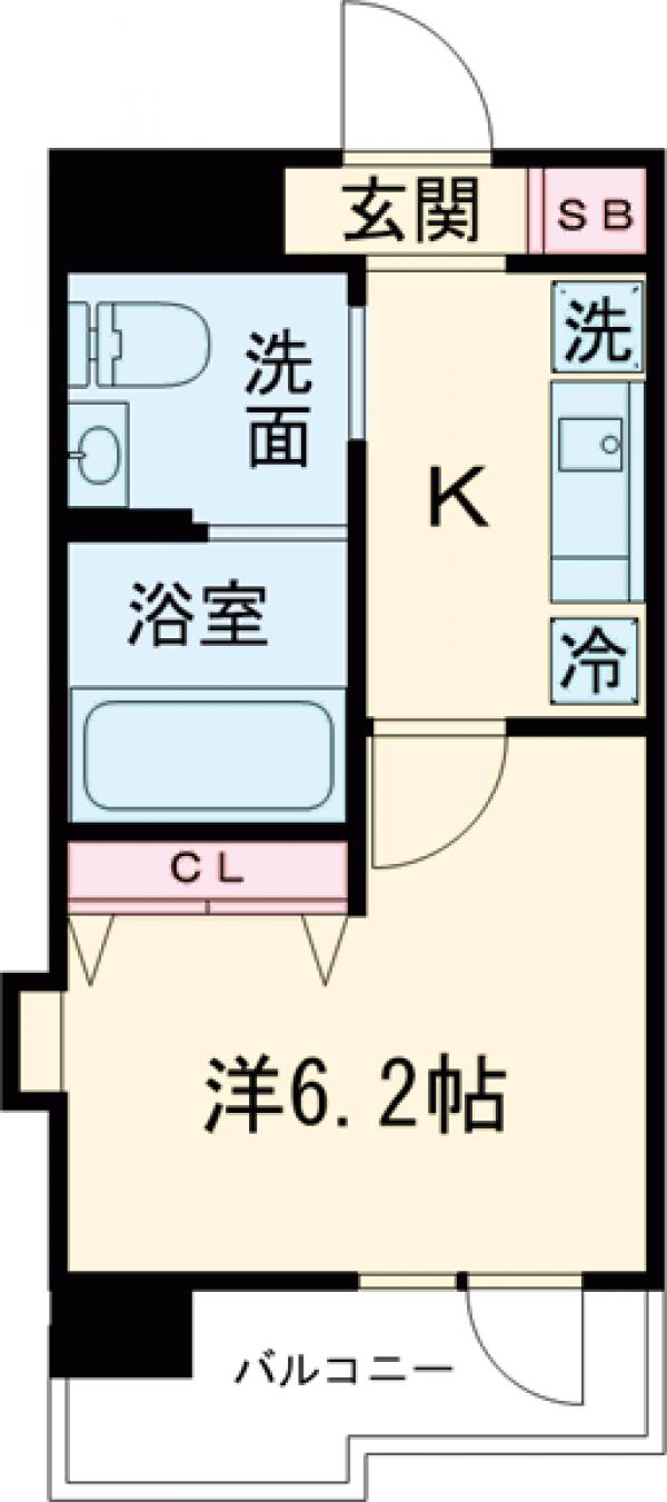 ドゥーエ西大島Ⅱの間取り