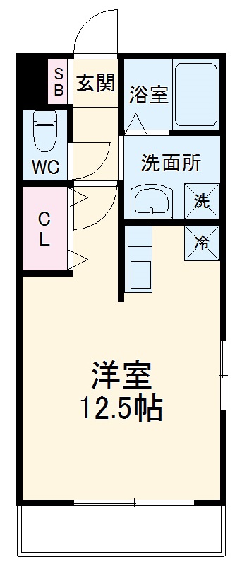 V-room2の間取り