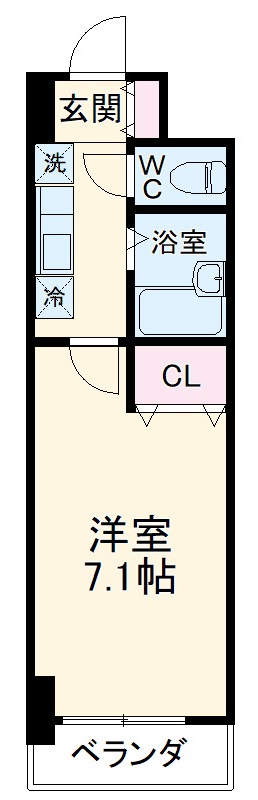 レジディア浦安Ⅱの間取り