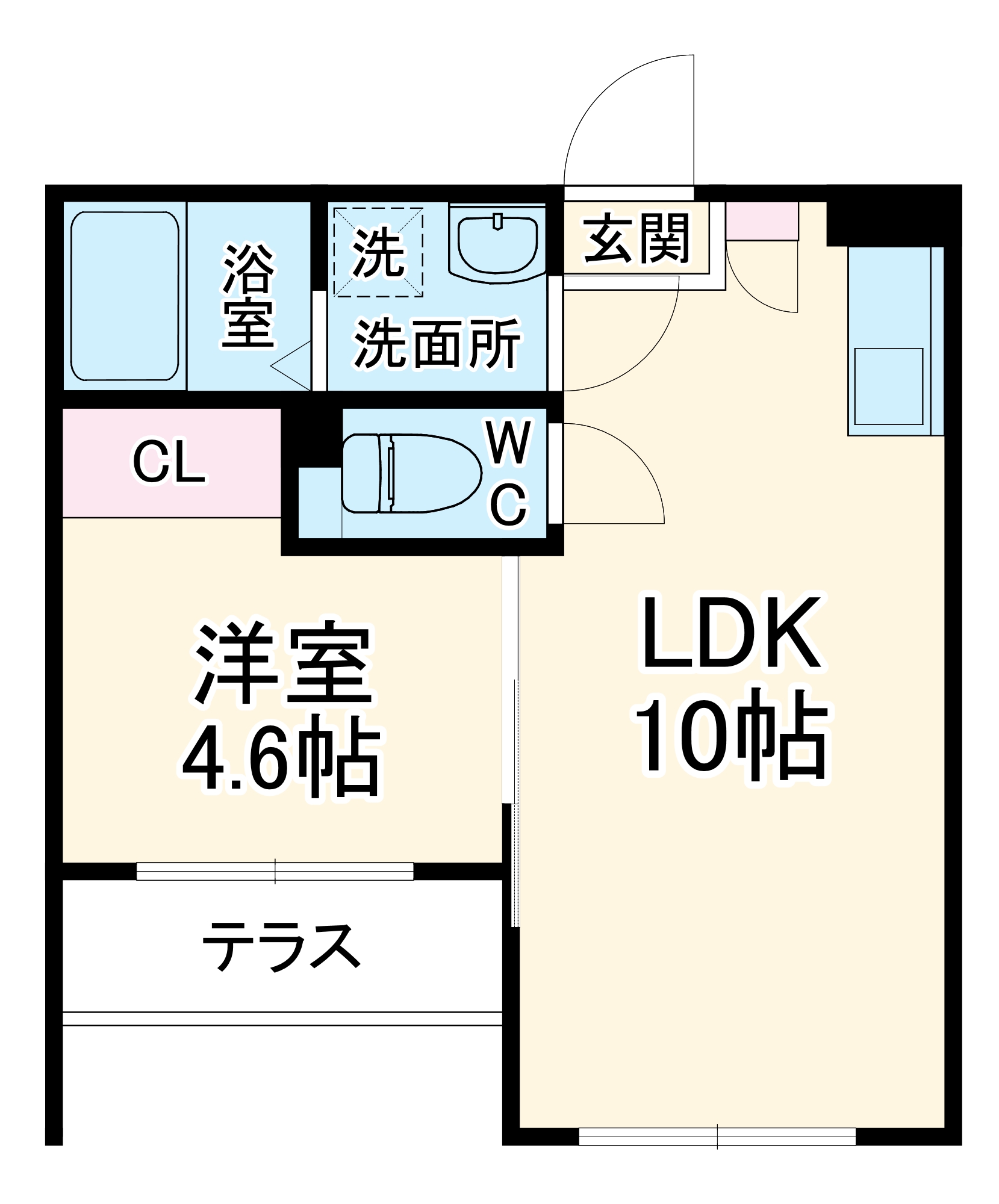 ラムフォーリア海老名の間取り