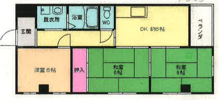 サンハイムフラワーの間取り