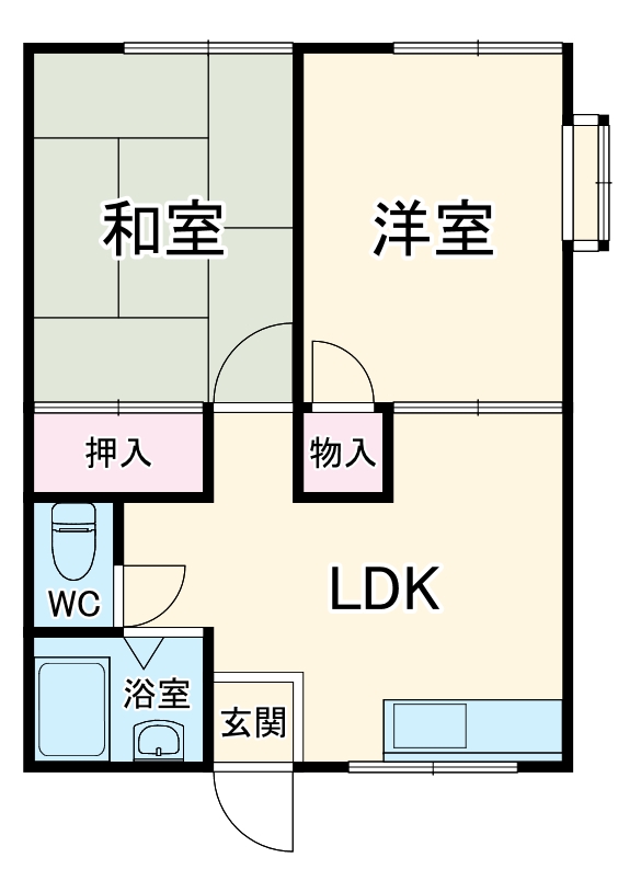 ヴィトン藤代の間取り